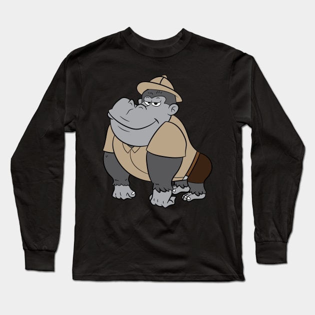 Zoo Trip Shirt | Gorilla Zookeeper Gift Long Sleeve T-Shirt by Gawkclothing